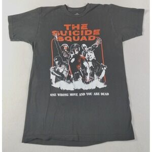 The Suicide Squad Shirt Mens Medium Black DC Comics Graphic Tee Harley Quinn